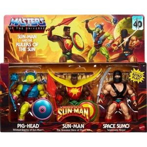 Masters of the Universe Sun-Man and the Rulers of the Sun 5.5 in Action Figure.